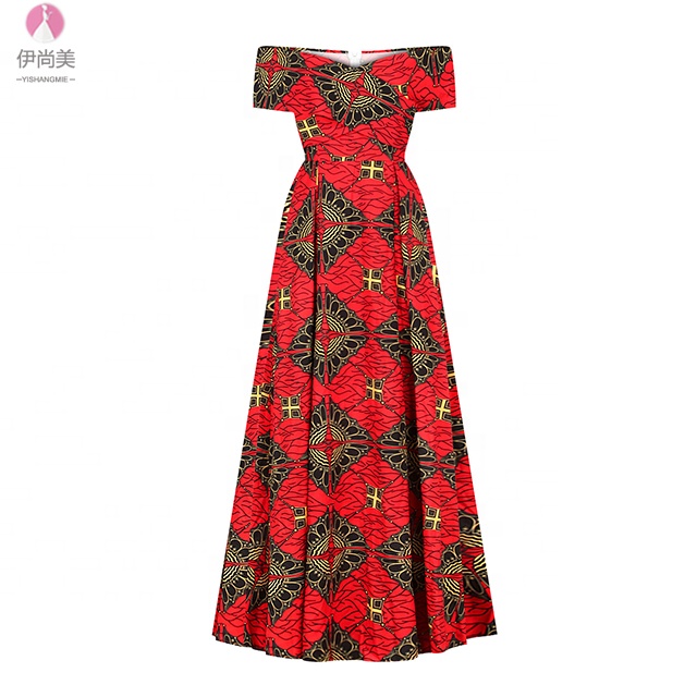 Summer hot explosions with split sexy long African ladies dress