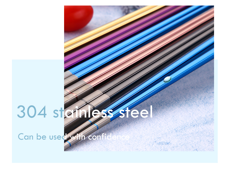 Fashion luster and colorful suit southeast Asian chopsticks