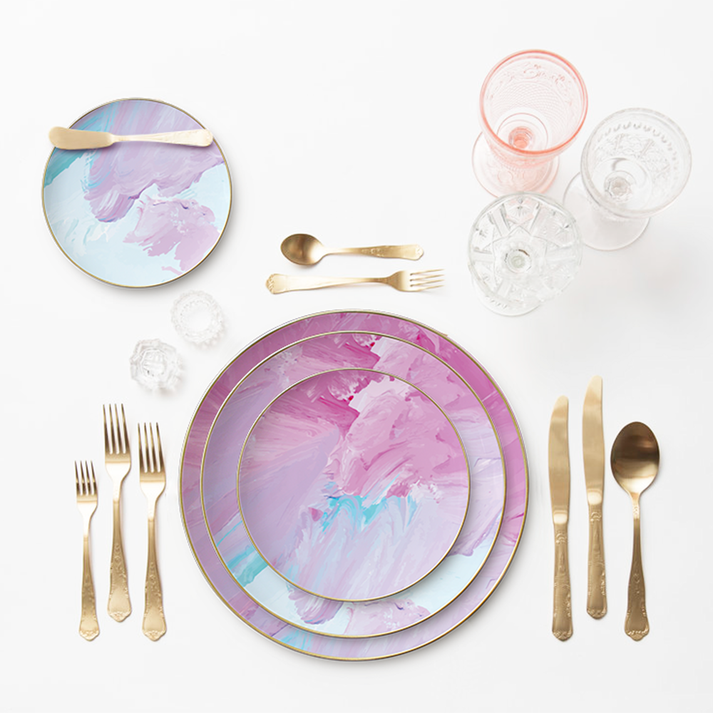 New product wedding porcelain design southeast Asia plate