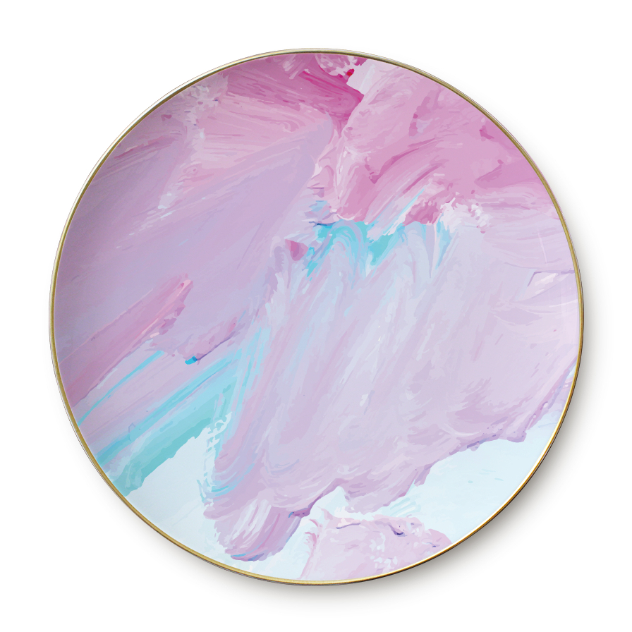New product wedding porcelain design southeast Asia plate