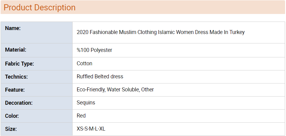 Wholesale Islamic Clothing Made in Turkey Floral Printed Long Gown Dress Women Muslim Wear Fashion Lady