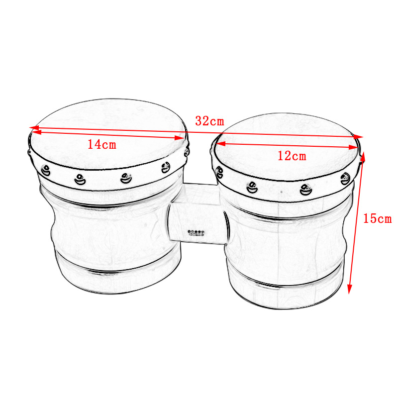 Quality portable toy African Bongo drum