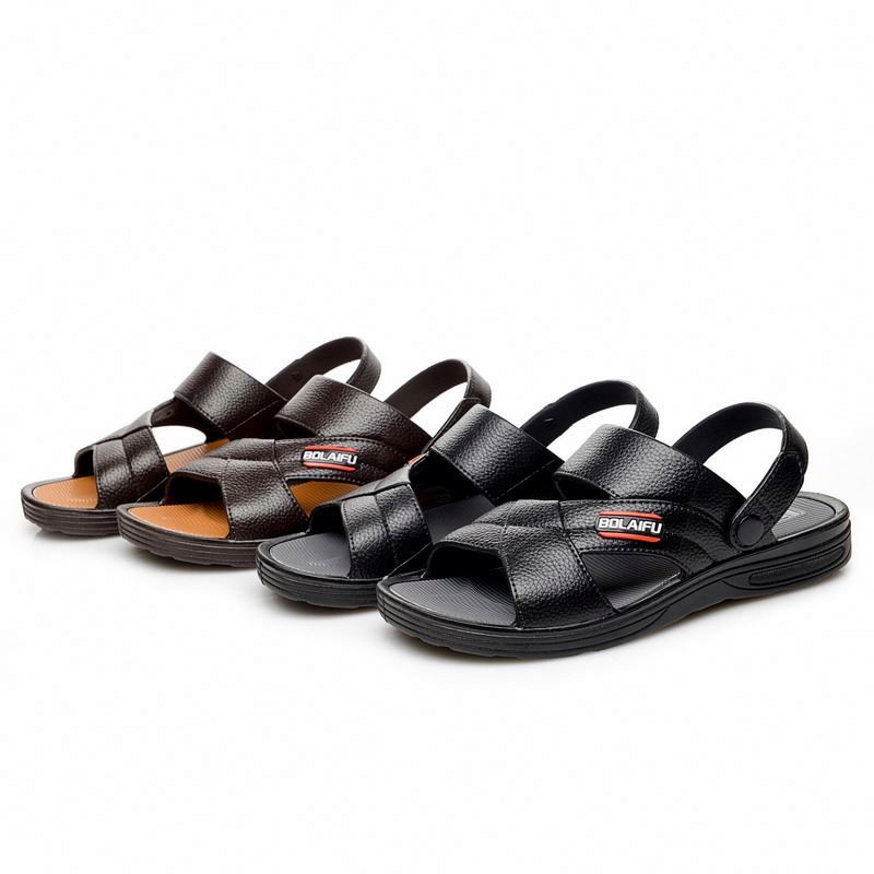 Cork material design Middle Eastern men's sandals