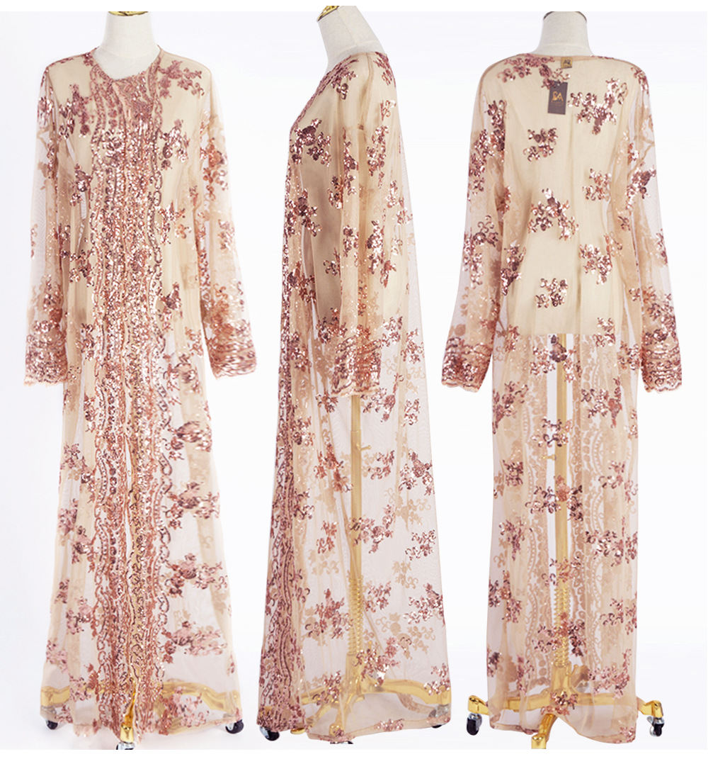 Malaysian dress sequined robes for dubai desert tour