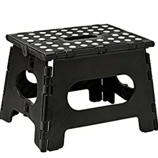 high quality 300LBS Black Plastic Folding Step Stool