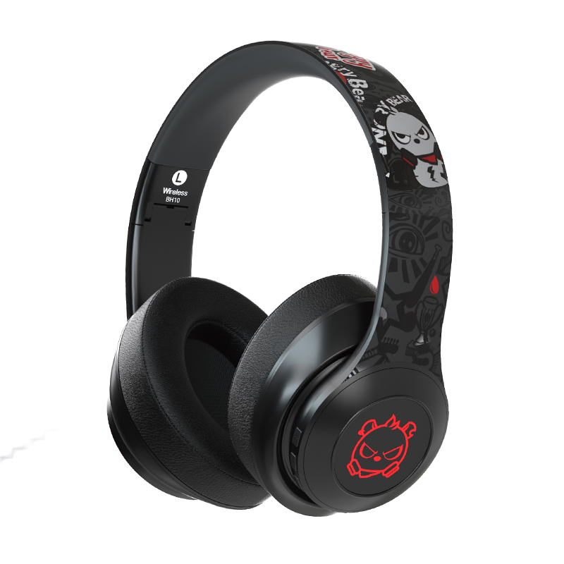 RGB changing BT noise cancelling gaming headset stereo earphone wireless bluetooth headphones