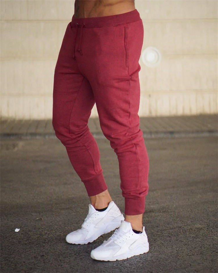 High quality pure color African men's trousers