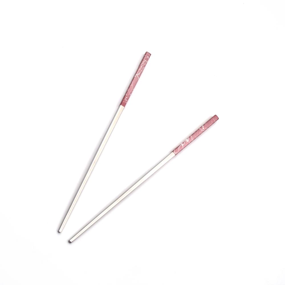 Reusable stainless steel Southeast Asian chopsticks