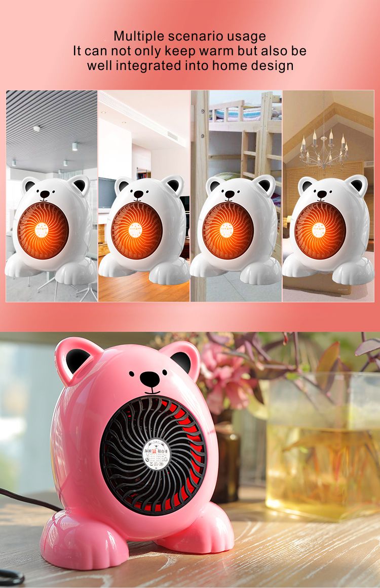 new cute bear room 400 watt electric heater