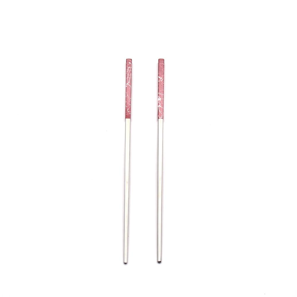 Reusable stainless steel Southeast Asian chopsticks