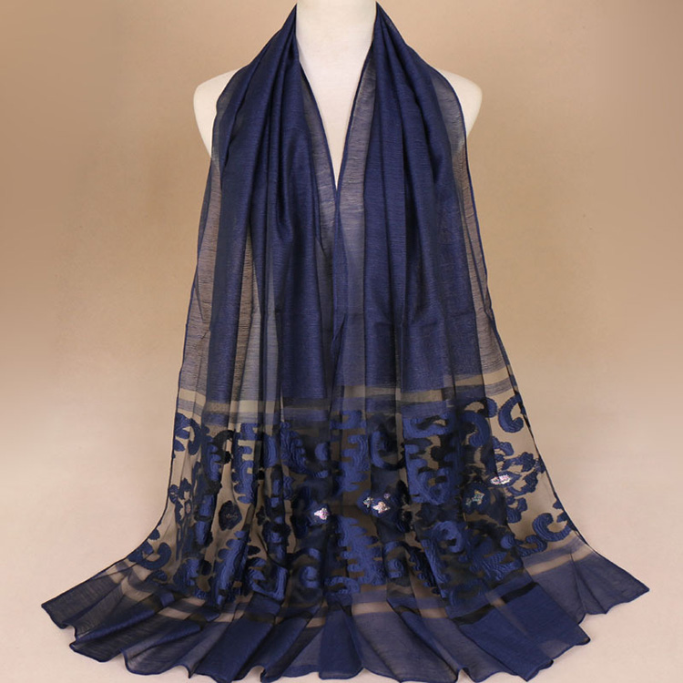 Hot sale of high-end boutique Muslim lady scarf