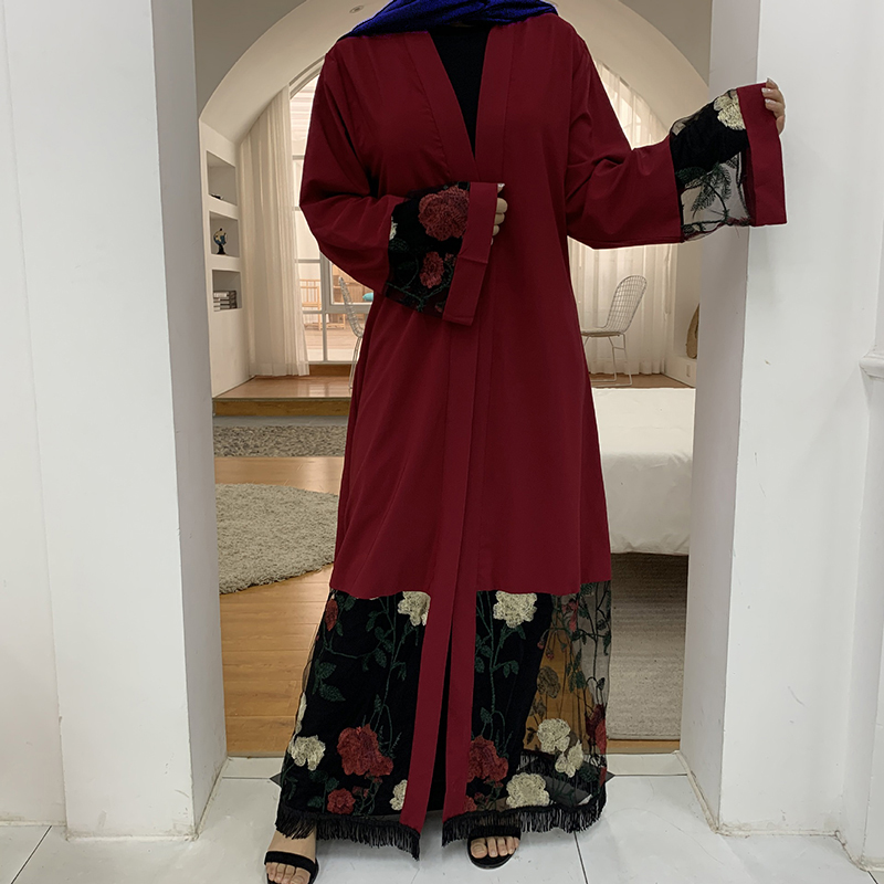 Arabian dubai stitching embroidery robes