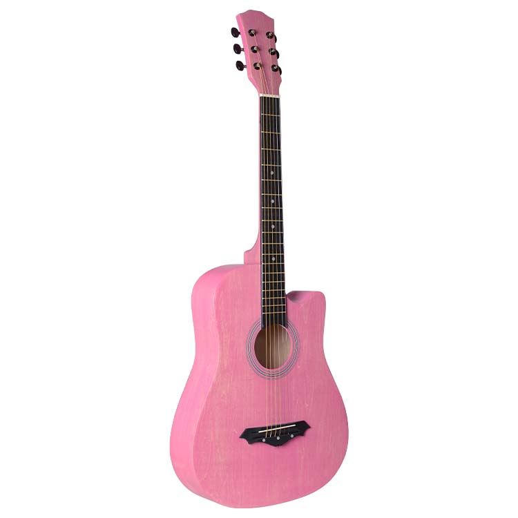 Wholesale solid 38 inches Africa acoustic guitar
