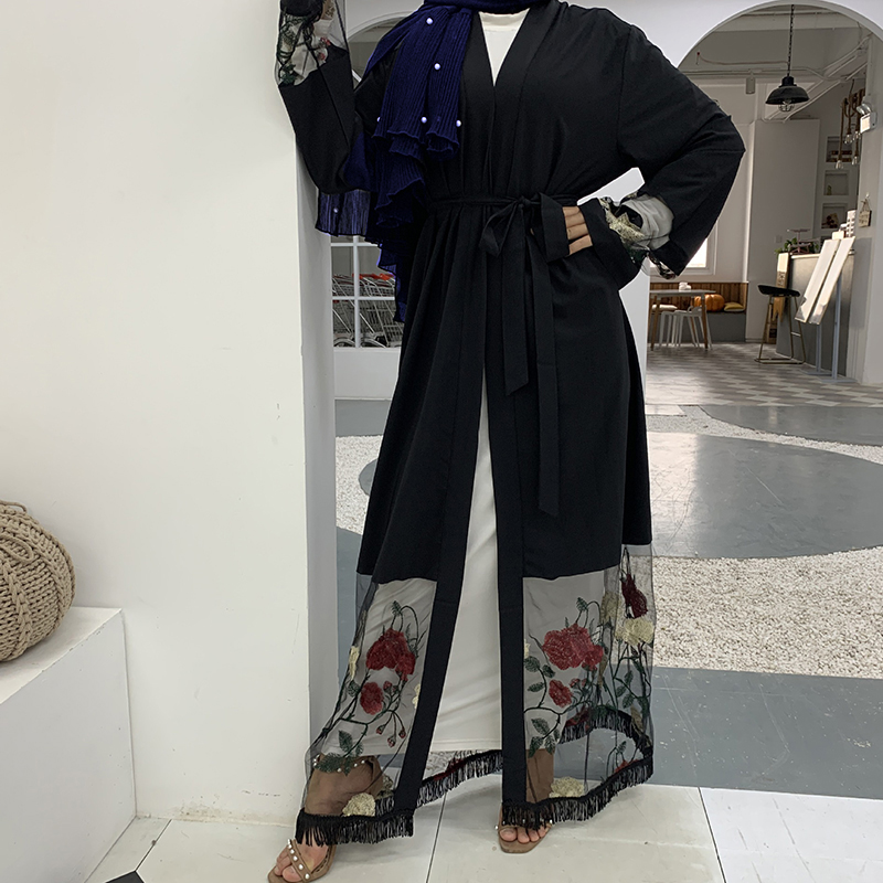 Arabian dubai stitching embroidery robes