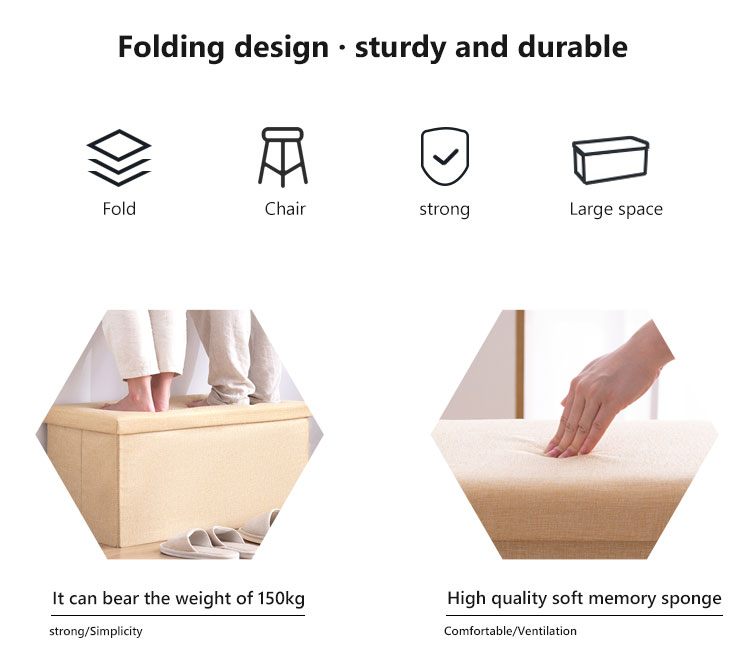 Factory modern children storage Bed Bench