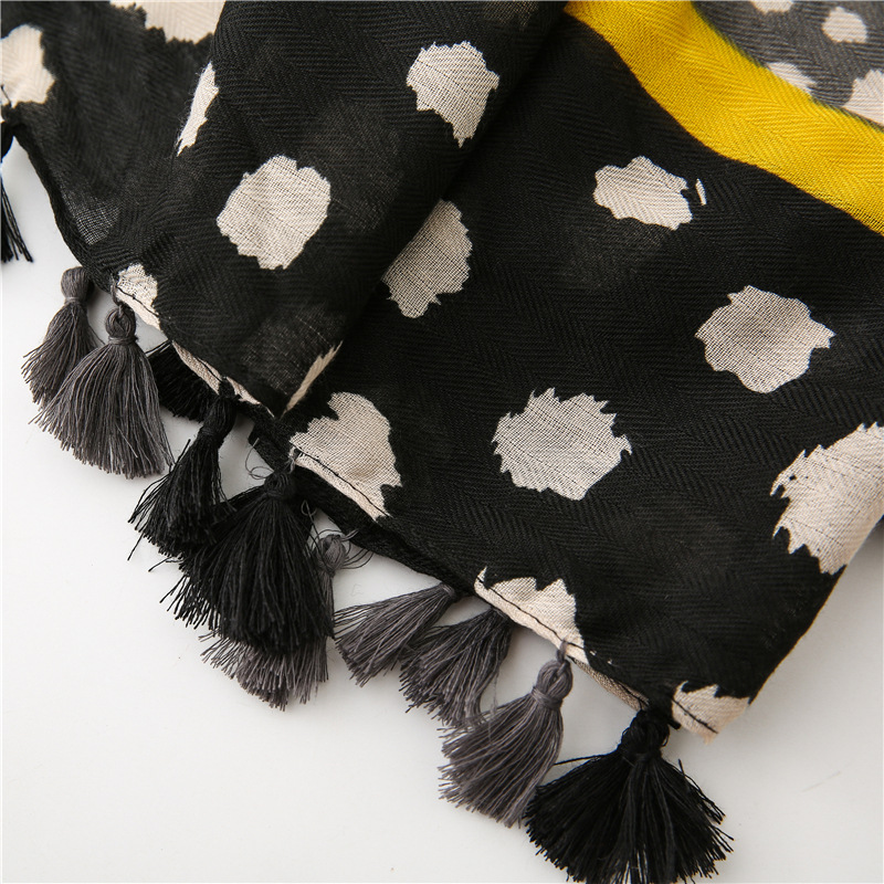 Custom printed silk polyester Arabian headscarf