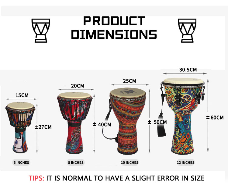 High quality hand percussion of African music drums