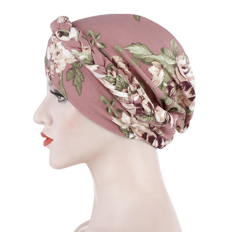 Muslims knit Arab women's printed hat