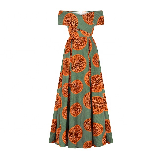 Summer hot explosions with split sexy long African ladies dress