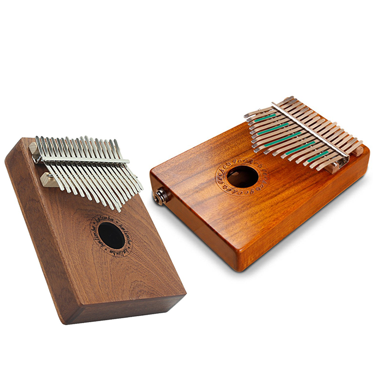 African portable 17-key pure camphor wood thumb piano