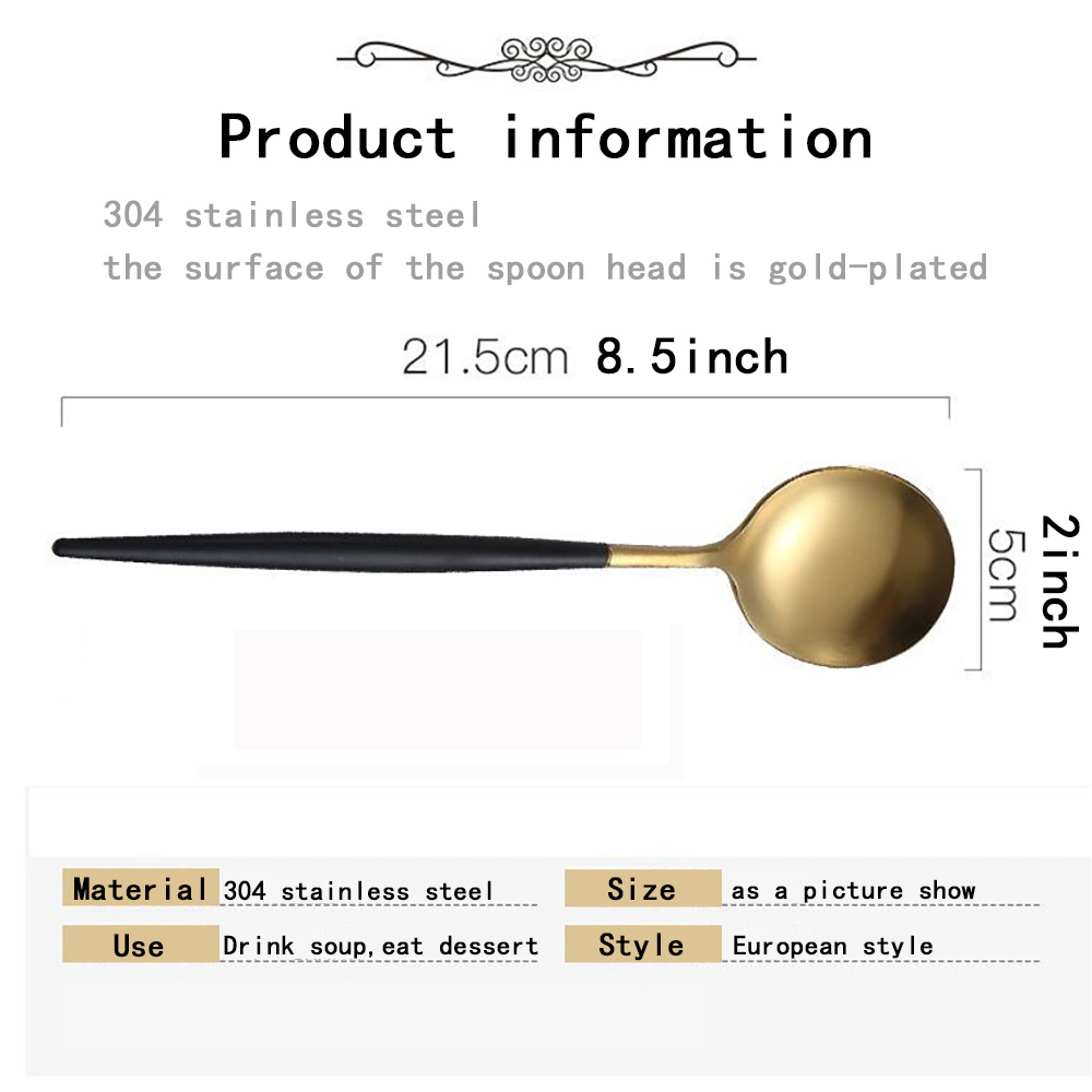 New vacuum plated Stainless Southeast Asia steel spoon