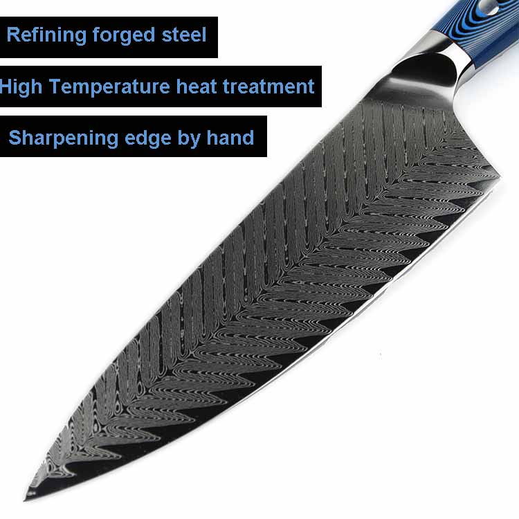 New arrival ladder pattern Southeast Asian table knife