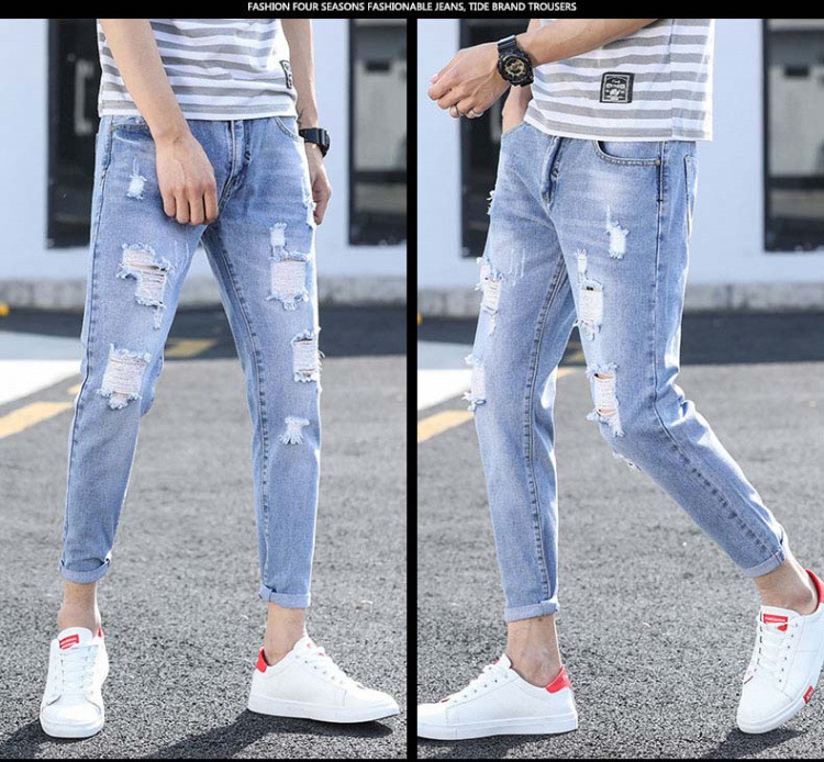 Summer thin loose African men jeans