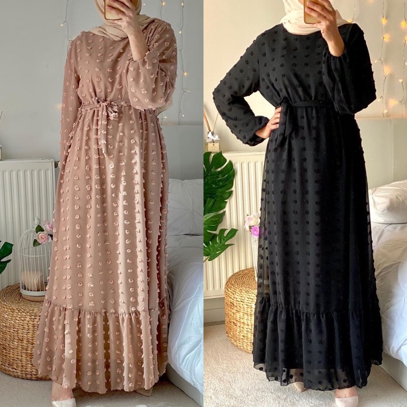 new chiffon jacquard big yards Arab women's robes