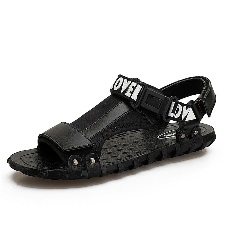 Customized summer casual leather Middle Eastern men's sandals