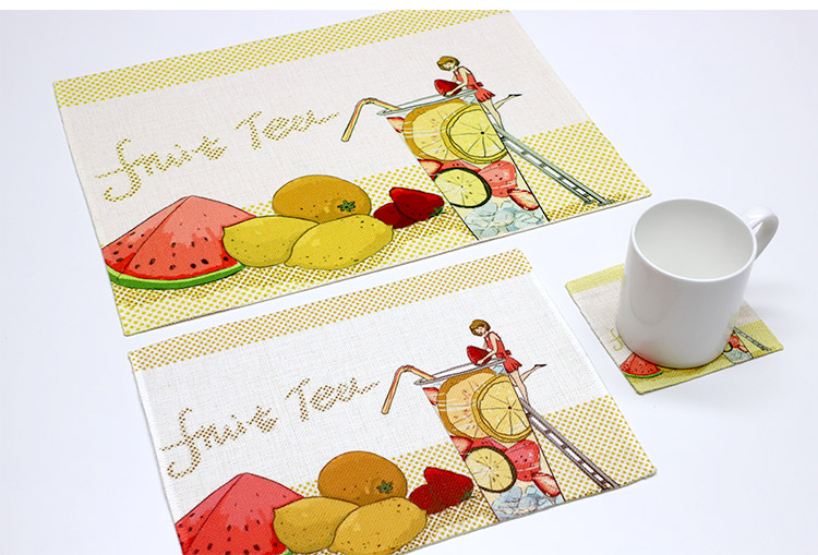 Environmental protection top quality flax southeast Asia Place mat