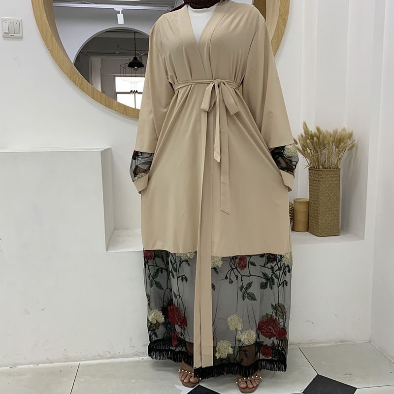 Arabian dubai stitching embroidery robes