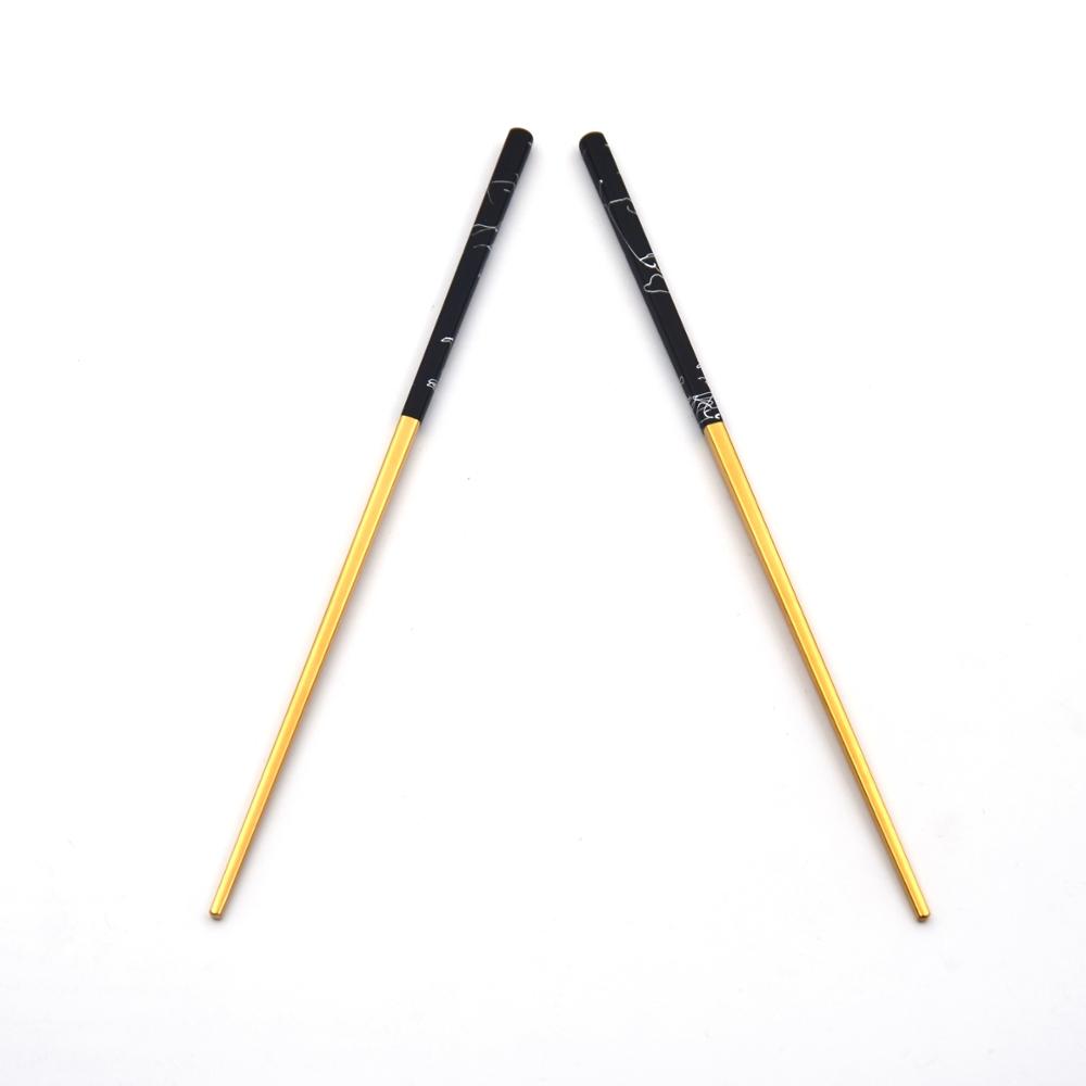 Fancy gold-plated luxury Southeast Asian chopsticks