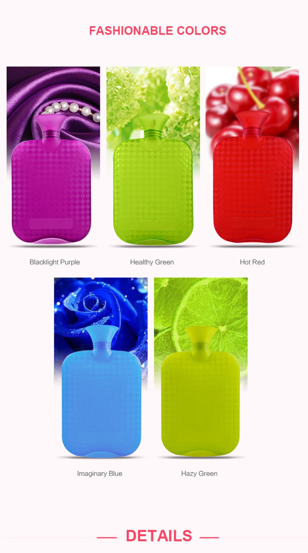 2L PVC environmental protection gift warm water bag