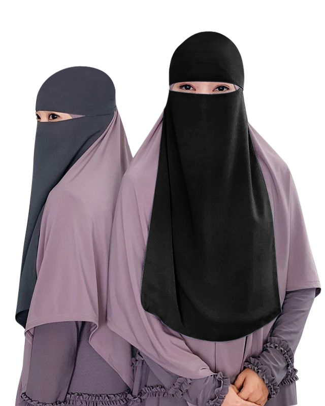 A big seller of the long Muslim veil