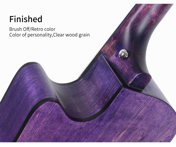 Wholesale solid 38 inches Africa acoustic guitar