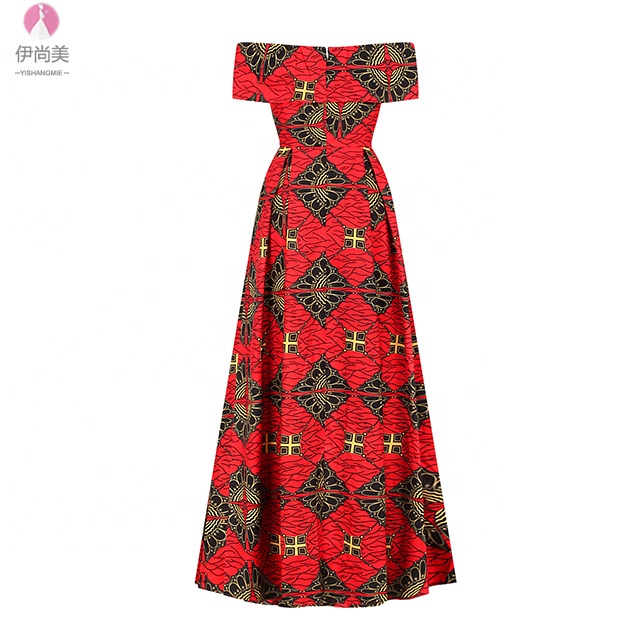 Summer hot explosions with split sexy long African ladies dress