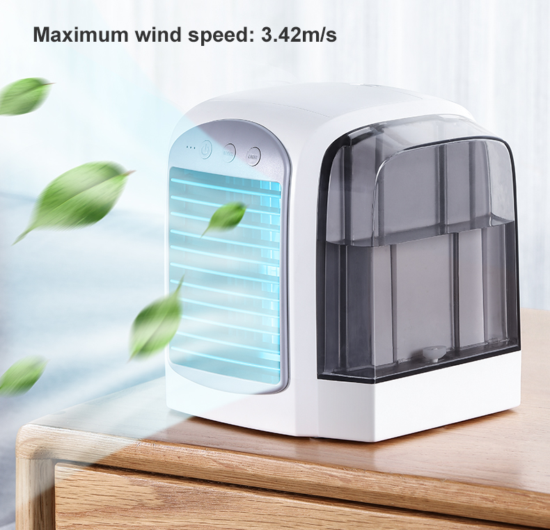 Portable water-cooled mini air conditioning fan