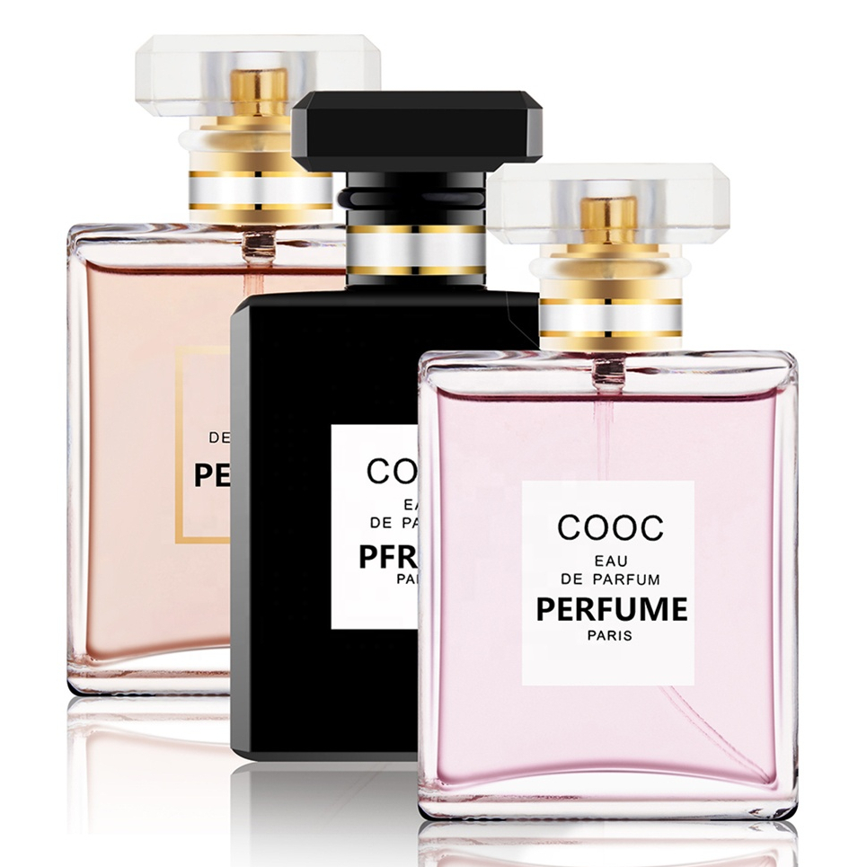 Fashion glass bottle to sample custom rose love female perfume