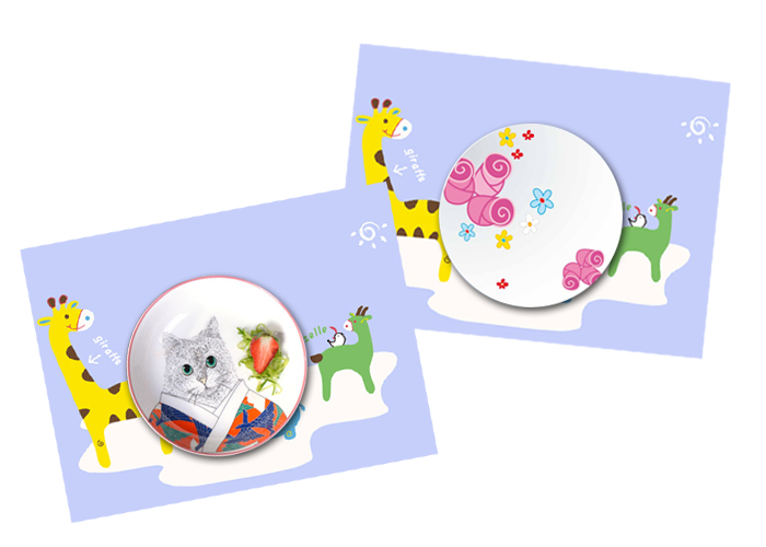 Custom printed Southeast Asia children's Place mat