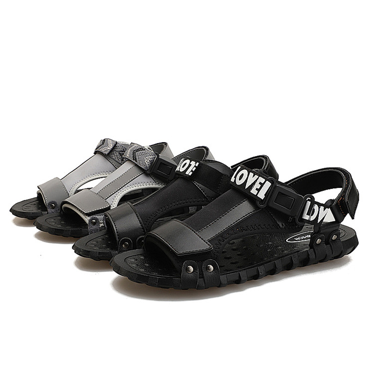 Customized summer casual leather Middle Eastern men's sandals