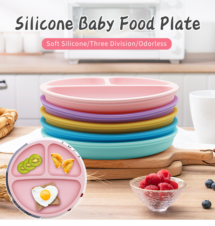 Portable reusable Southeast Asian baby plates