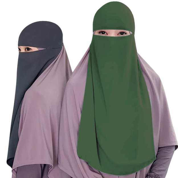 A big seller of the long Muslim veil