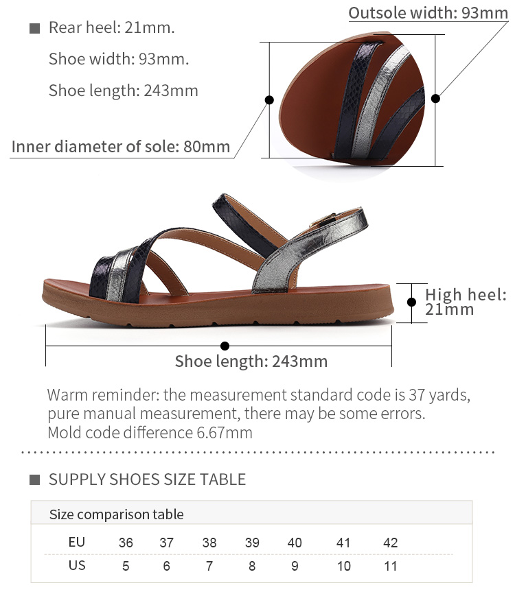 Custom summer Cross-strap Middle East ladies sandals