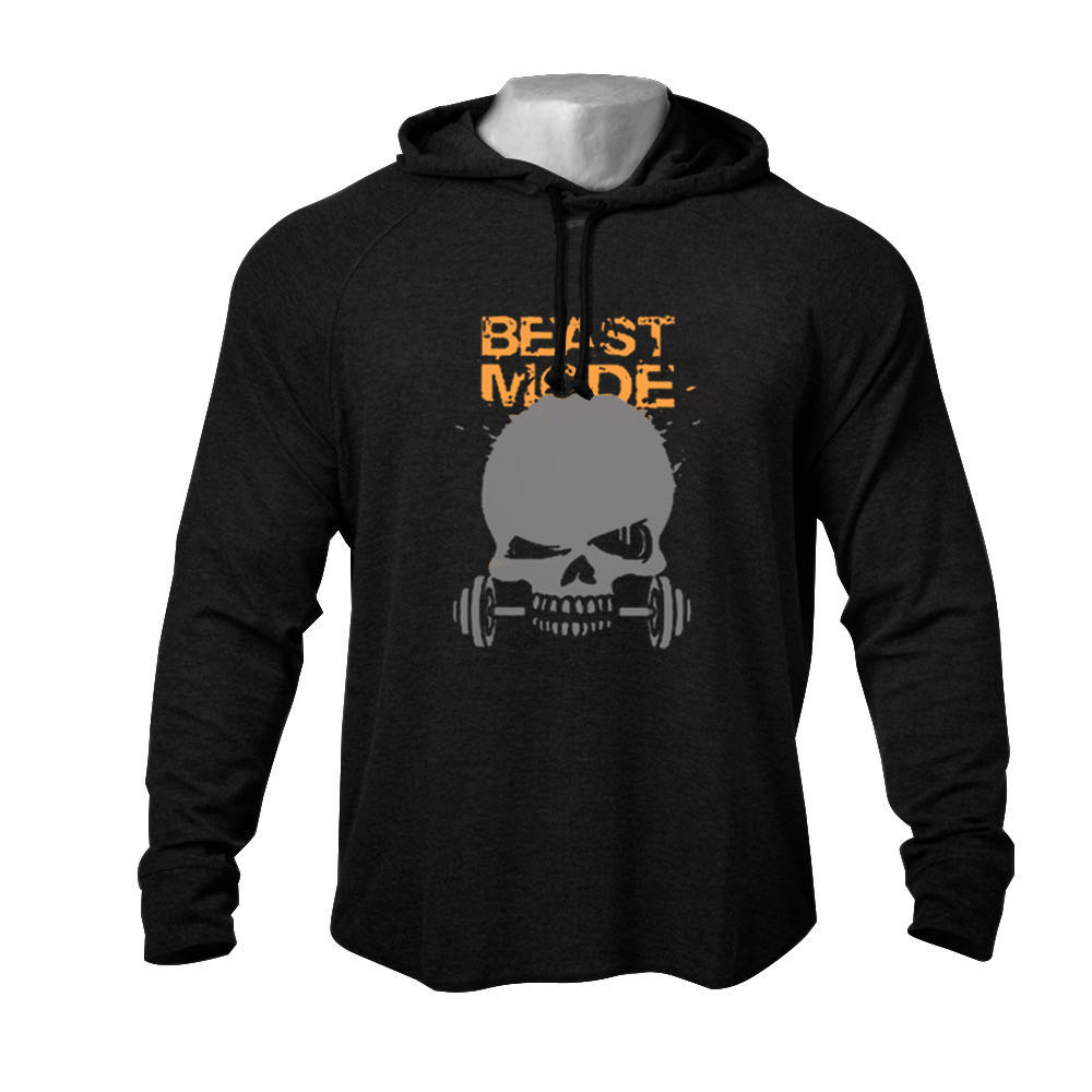 African printed style men's hooded
