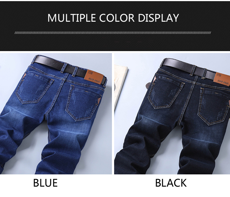 Fashionable fabric soft breathable natural African men's jeans