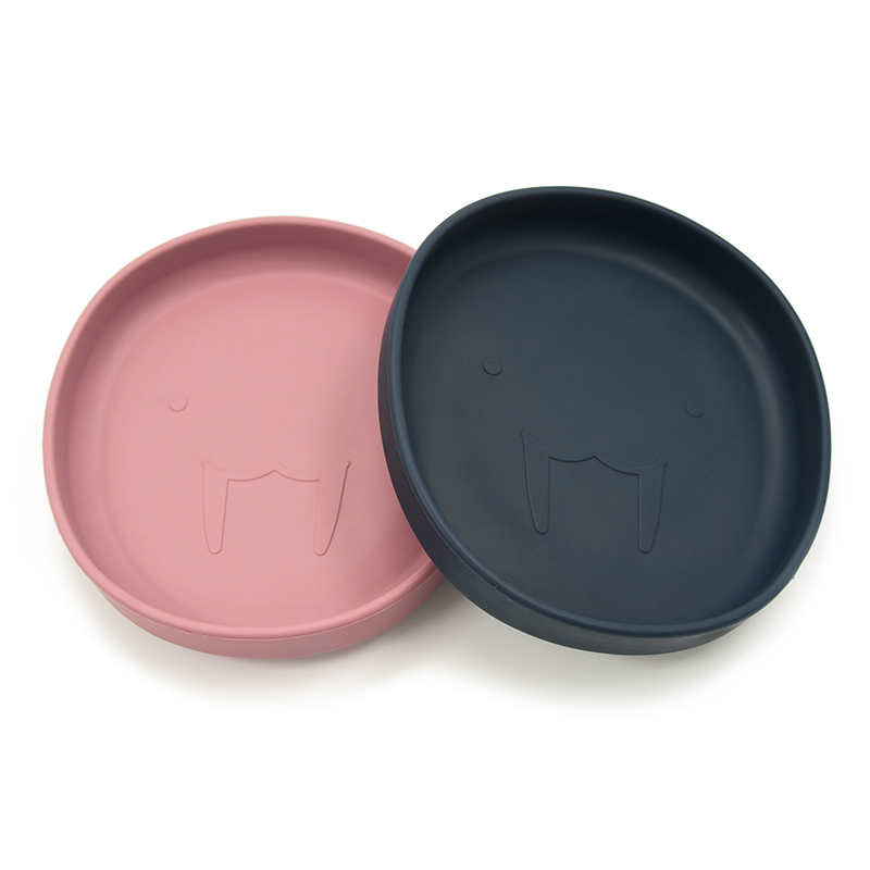 Wholesale baby feeding round silicone southeast Asia plate