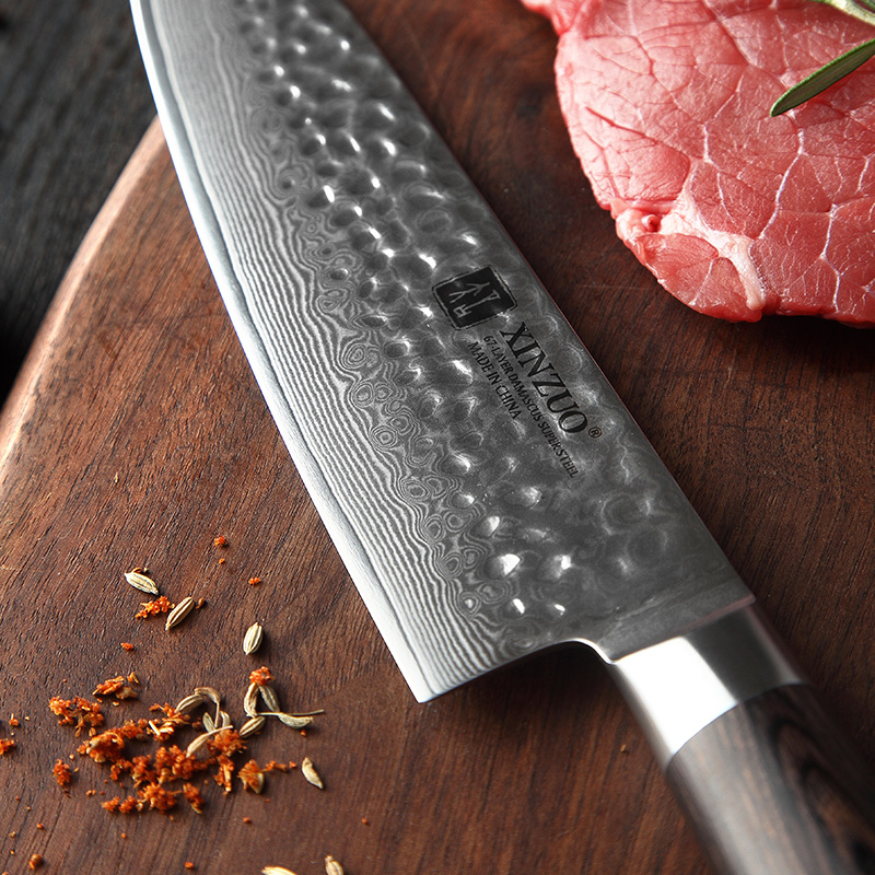 8 inch Professional Southeast Asian Damascus table knife