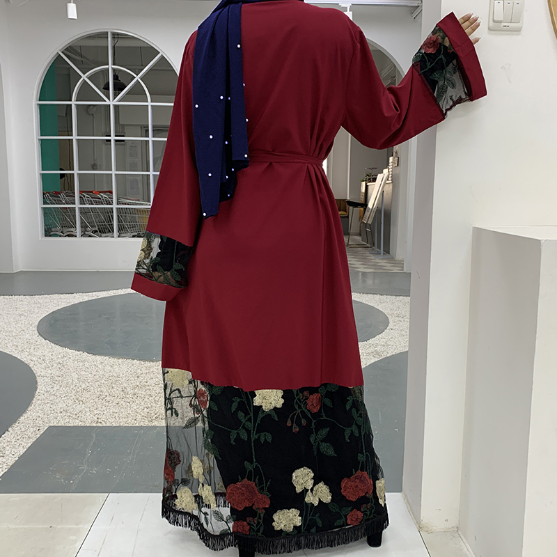 Arabian dubai stitching embroidery robes