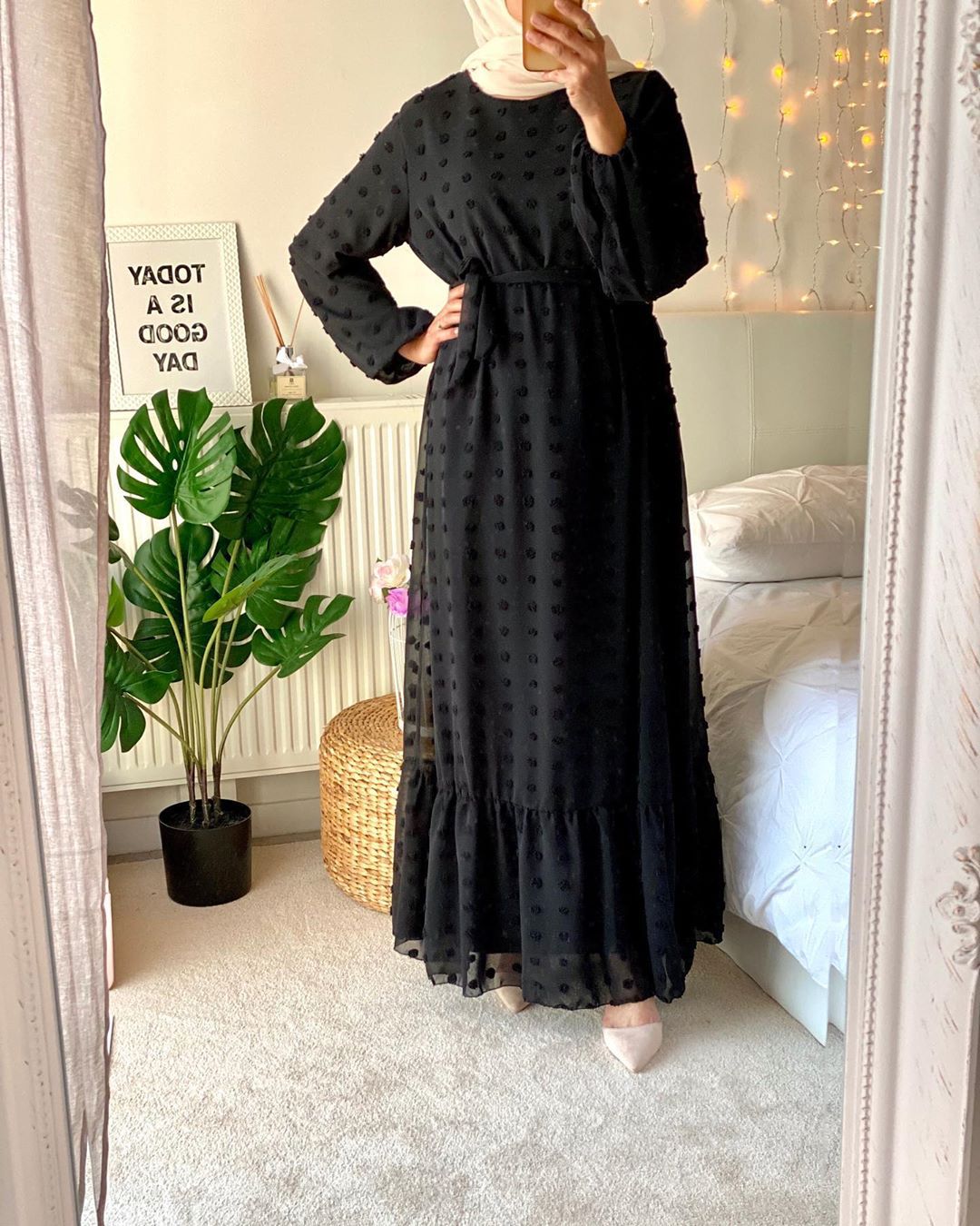 new chiffon jacquard big yards Arab women's robes