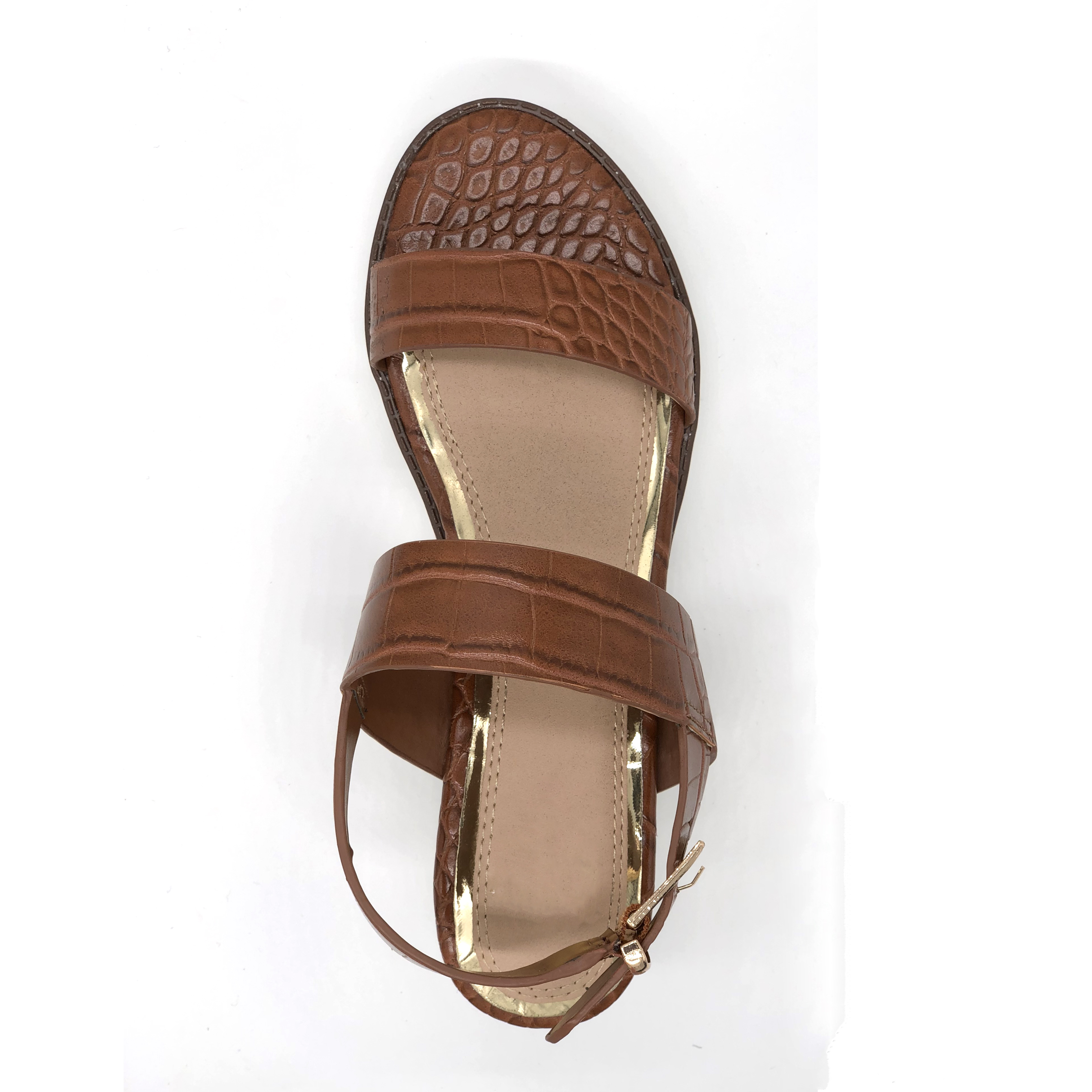 High quality Crocodile leather Middle East ladies sandals